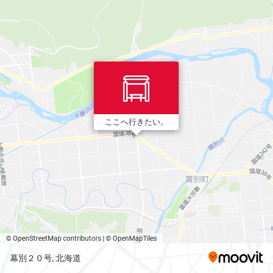 幕別２０号地図