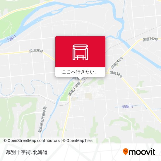 幕別十字街地図
