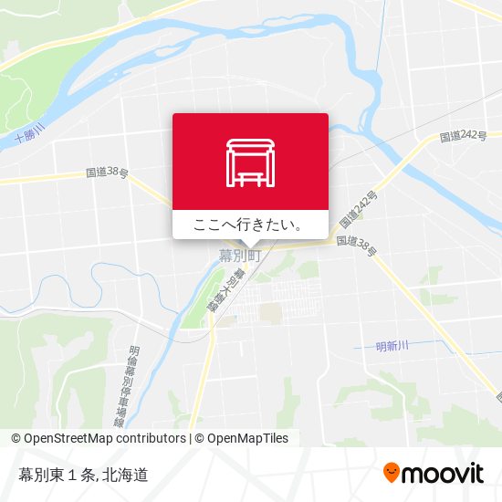 幕別東１条地図