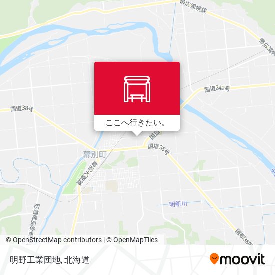 明野工業団地地図