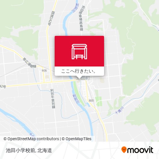 池田小学校前地図