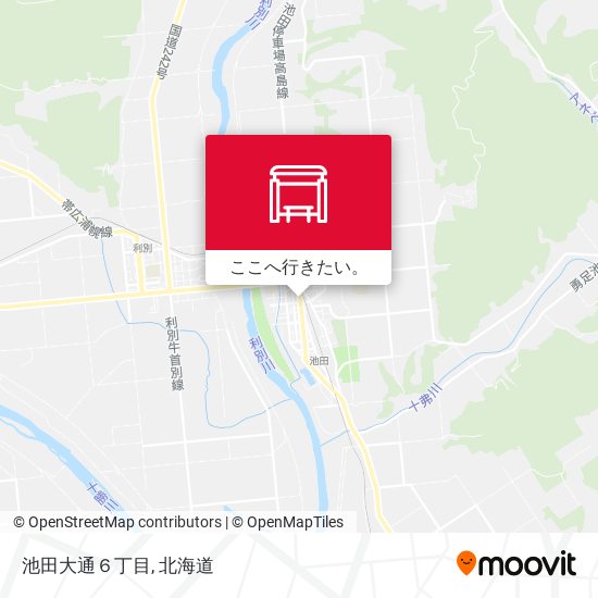 池田大通６丁目地図