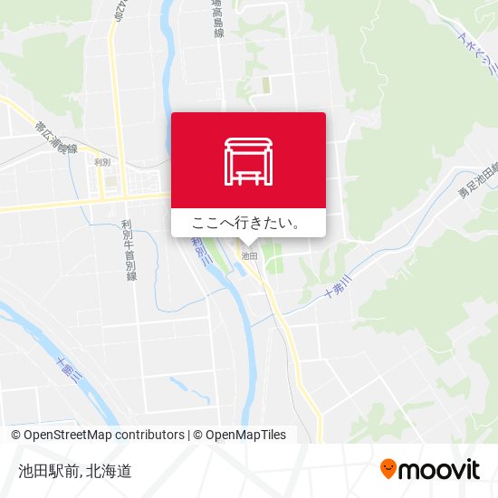 池田駅前地図