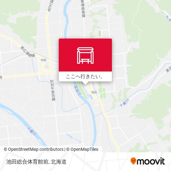 池田総合体育館前地図