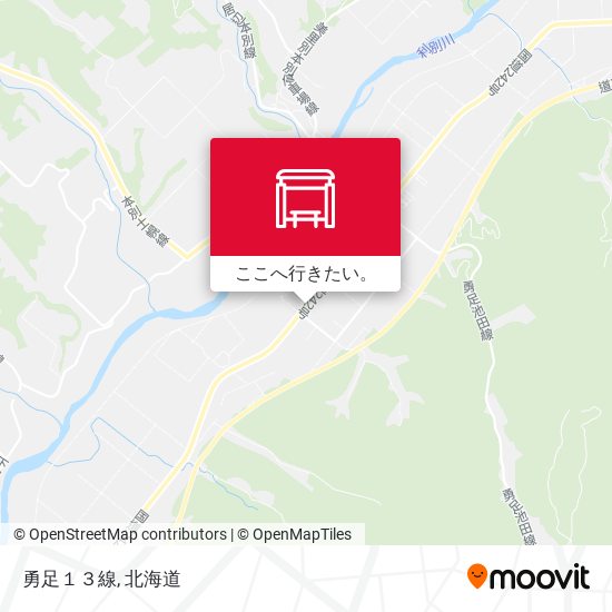 勇足１３線地図