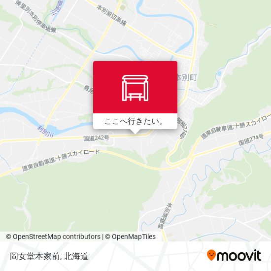 岡女堂本家前地図