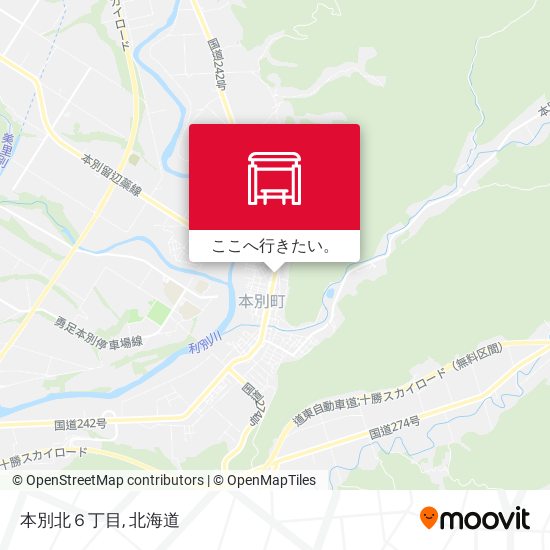 本別北６丁目地図