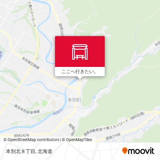 本別北８丁目地図