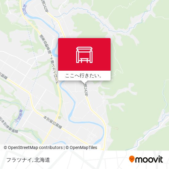 フラツナイ地図