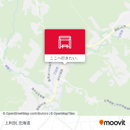 上利別地図