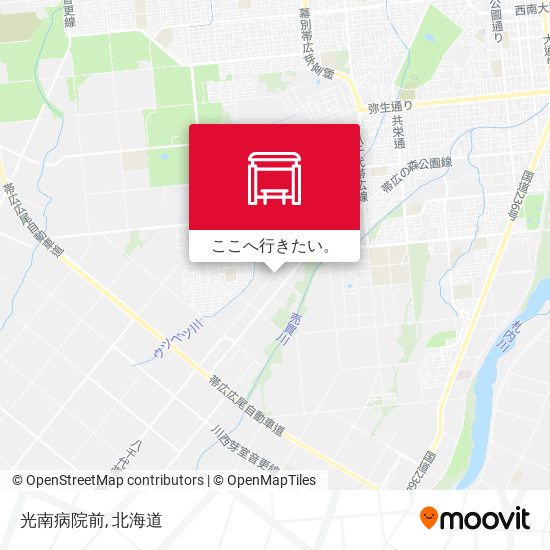 光南病院前地図