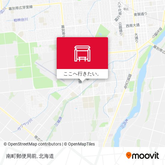 南町郵便局前地図