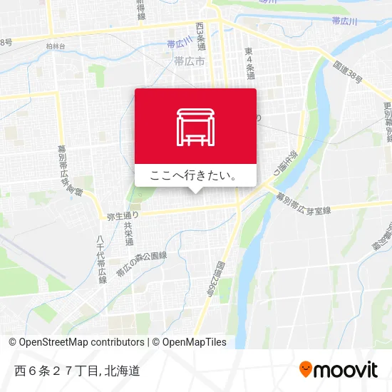 西６条２７丁目地図