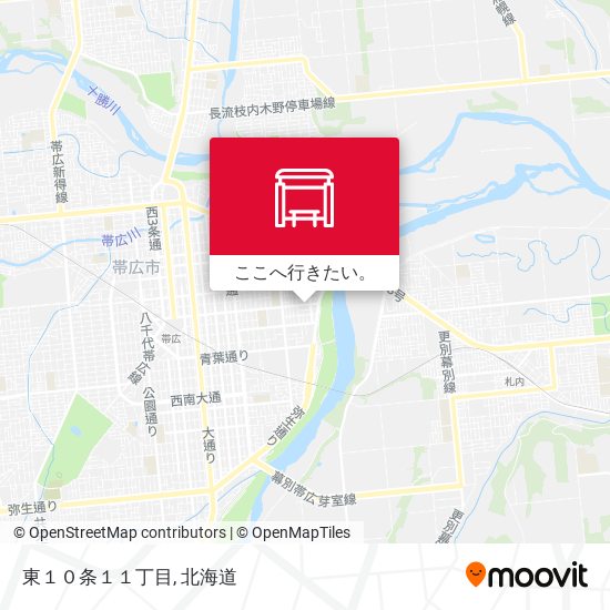 東１０条１１丁目地図