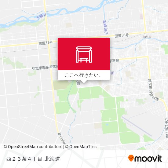 西２３条４丁目地図