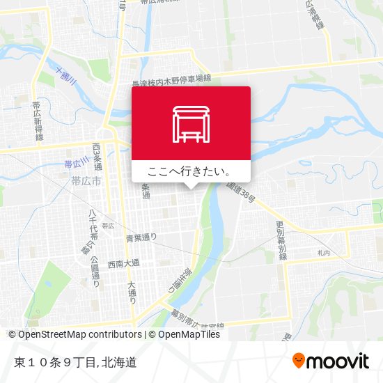 東１０条９丁目地図