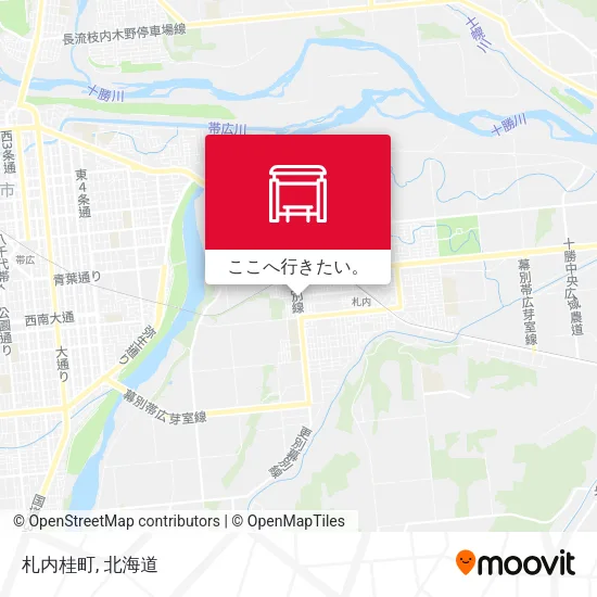 札内桂町地図