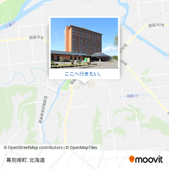 幕別南町地図