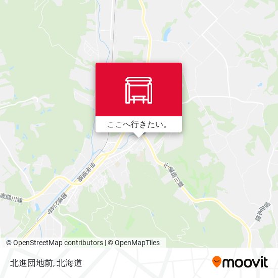 北進団地前地図