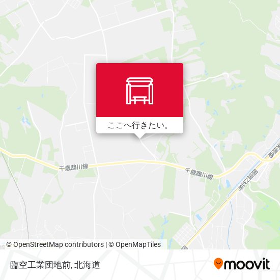 臨空工業団地前地図