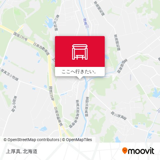 上厚真地図