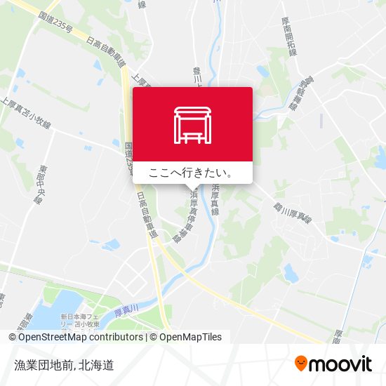 漁業団地前地図