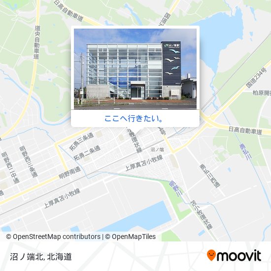 沼ノ端北地図