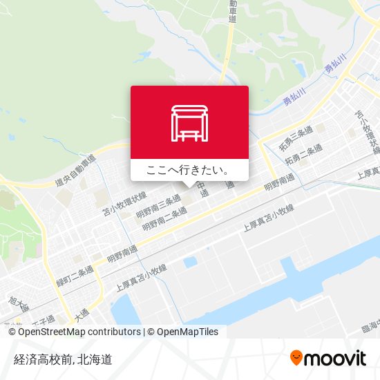 経済高校前地図