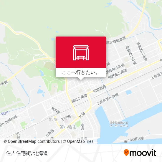 住吉住宅街地図