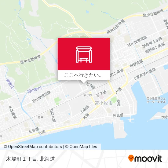 木場町１丁目地図