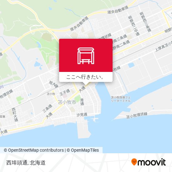 西埠頭通地図