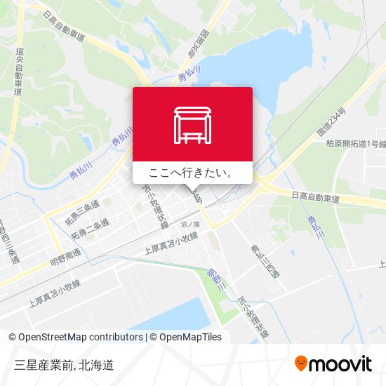 三星産業前地図