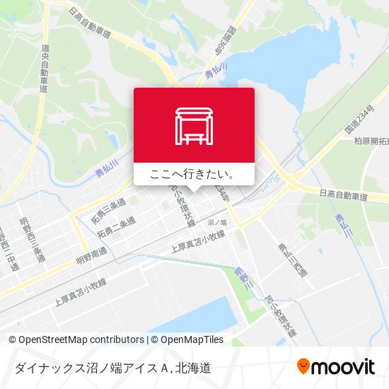 ダイナックス沼ノ端アイスＡ地図