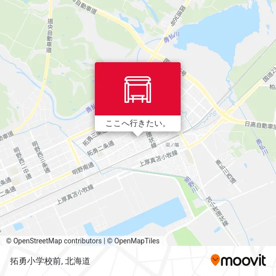 拓勇小学校前地図