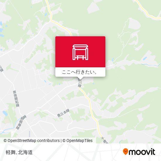 軽舞地図