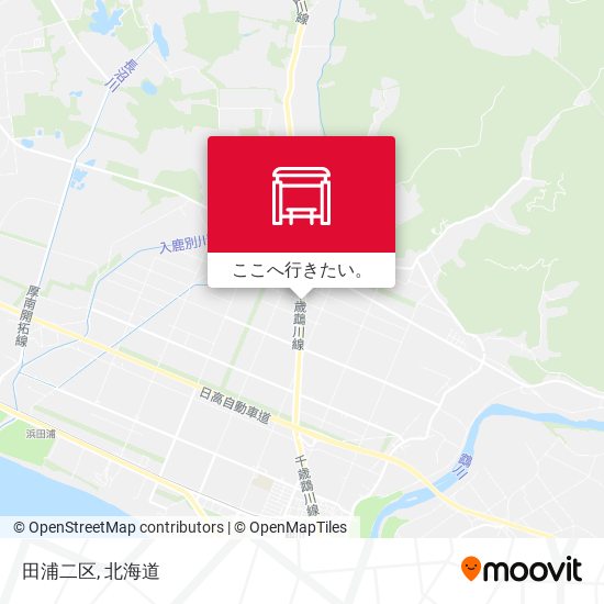 田浦二区地図
