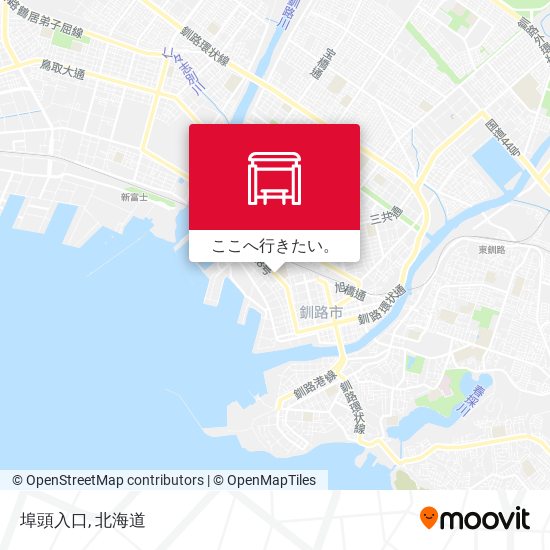 埠頭入口地図