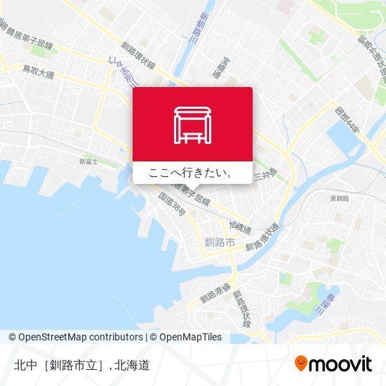 北中［釧路市立］地図