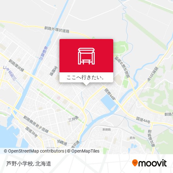 芦野小学校地図