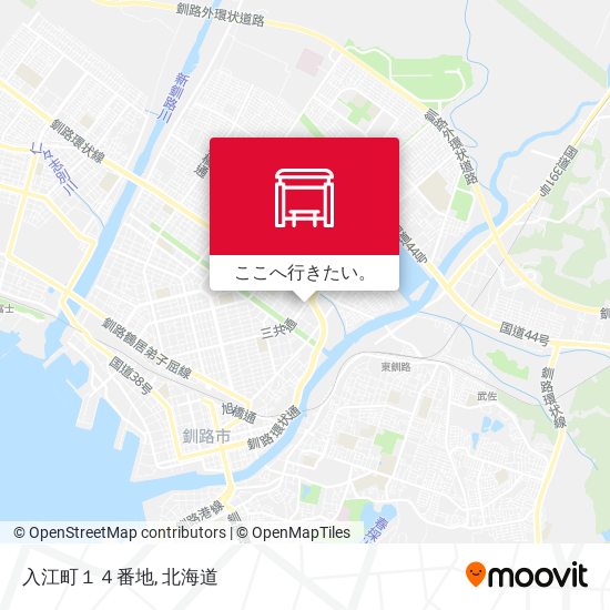 入江町１４番地地図
