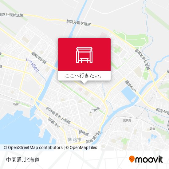 中園通地図