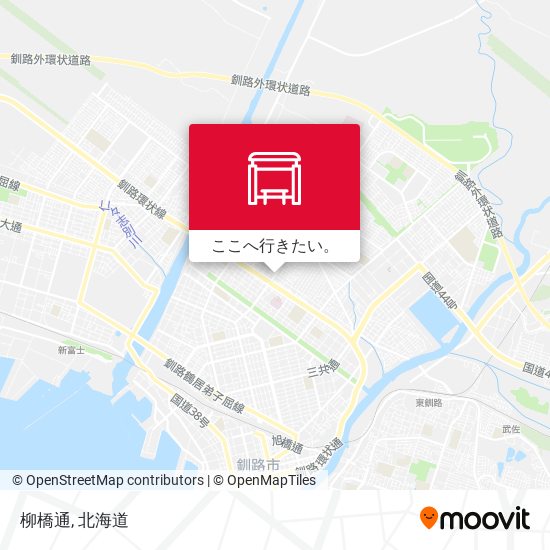 柳橋通地図