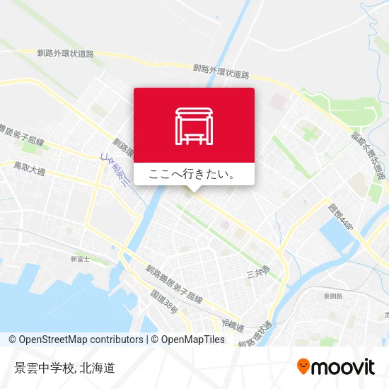 景雲中学校地図