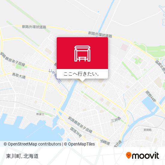 東川町地図