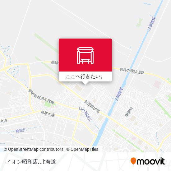 イオン昭和店地図