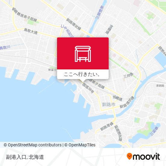 副港入口地図