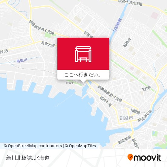 新川北橋詰地図