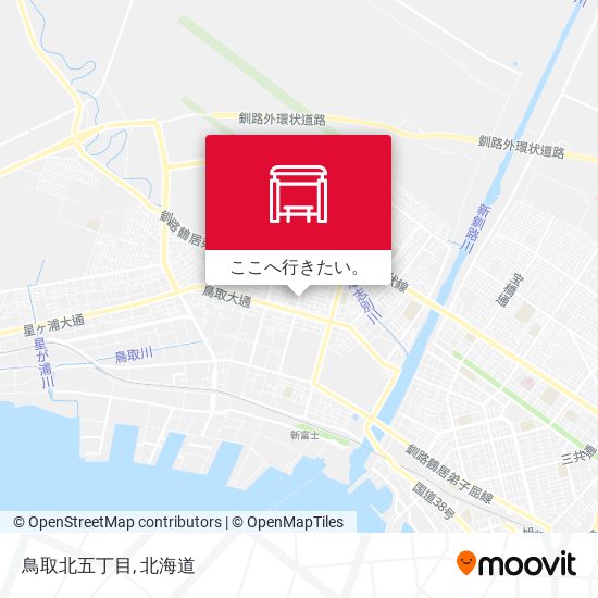 鳥取北五丁目地図