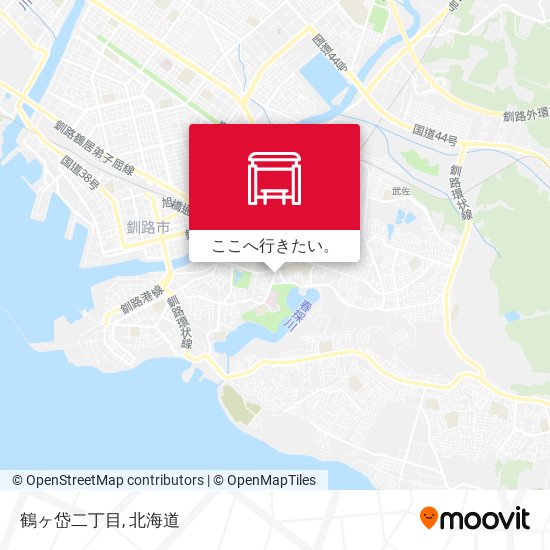 鶴ヶ岱二丁目地図