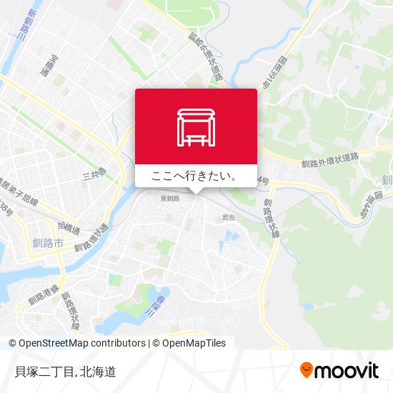 貝塚二丁目地図
